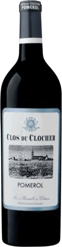 68,95 € Free Shipping | Red wine Clos du Clocher A.O.C. Pomerol Bordeaux France Merlot, Cabernet Franc Bottle 75 cl