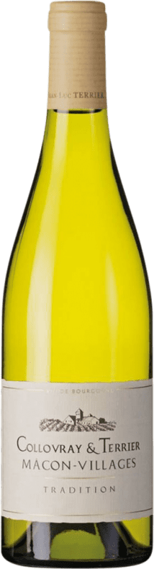 19,95 € Бесплатная доставка | Белое вино Collovray & Terrier Cuvée Tradition Blanc A.O.C. Mâcon-Villages Бургундия Франция Chardonnay бутылка 75 cl