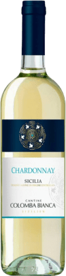 10,95 € Envoi gratuit | Vin blanc Colomba Bianca D.O.C. Sicilia Sicile Italie Chardonnay Bouteille 75 cl