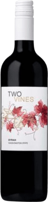 12,95 € Kostenloser Versand | Rotwein Columbia Crest Two Vines Washington Vereinigte Staaten Syrah Flasche 75 cl