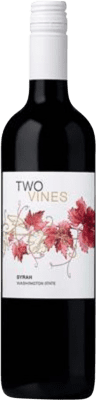 9,95 € Spedizione Gratuita | Vino rosso Columbia Crest Two Vines Washington stati Uniti Syrah Bottiglia 75 cl