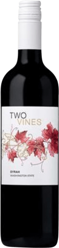 12,95 € Kostenloser Versand | Rotwein Columbia Crest Two Vines Washington Vereinigte Staaten Syrah Flasche 75 cl