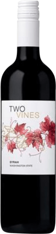 9,95 € Envio grátis | Vinho tinto Columbia Crest Two Vines Washington Estados Unidos Syrah Garrafa 75 cl