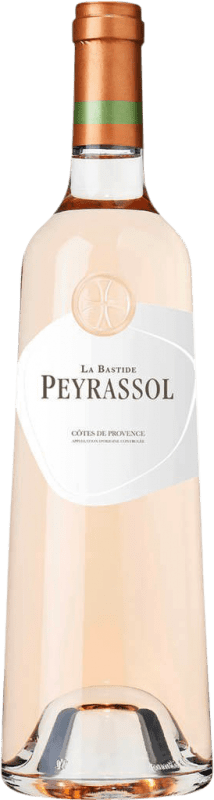 24,95 € 免费送货 | 玫瑰酒 Commanderie de Peyrassol La Bastide Rosé A.O.C. Côtes de Provence 普罗旺斯 法国 Syrah, Grenache, Cinsault, Vermentino 瓶子 75 cl