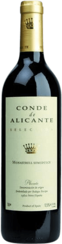 4,95 € Free Shipping | Red wine Conde de Alicante Semi-Dry Semi-Sweet D.O. Alicante Valencian Community Spain Monastrell Bottle 75 cl