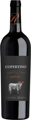 15,95 € Free Shipping | Red wine Contessa Marina Rosso Reserve D.O.C. Copertino Italy Negroamaro Bottle 75 cl