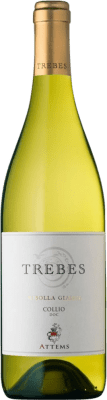 27,95 € Spedizione Gratuita | Vino bianco Conti Attems Trebes D.O.C. Collio Goriziano-Collio Italia Ribolla Gialla Bottiglia 75 cl