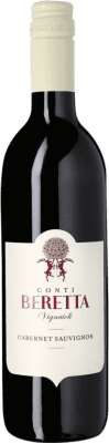 9,95 € Kostenloser Versand | Rotwein Conti Beretta I.G.T. Trevenezie Venetien Italien Cabernet Sauvignon Flasche 75 cl