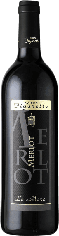 27,95 € Kostenloser Versand | Rotwein Corte Figaretto Le More I.G.T. Venezia Venecia Italien Merlot Flasche 75 cl