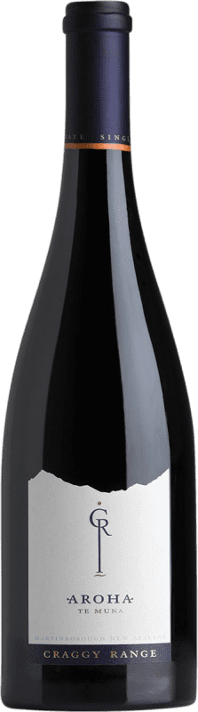 88,95 € Envio grátis | Vinho tinto Craggy Range Aroha te Muna Road I.G. Hawkes Bay Hawke's Bay Nova Zelândia Pinot Preto Garrafa 75 cl