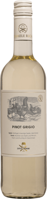 6,95 € Spedizione Gratuita | Vino bianco Cramele Recas Food Pairing Romania Pinot Grigio Bottiglia 75 cl