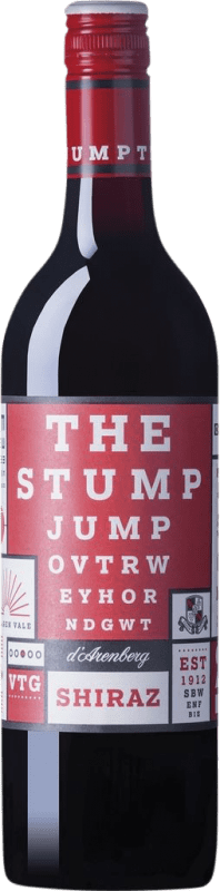 9,95 € Spedizione Gratuita | Vino Rosso D'Arenberg The Stump Jump Shiraz I.G. McLaren Vale McLaren Vale Australia Syrah 75 cl
