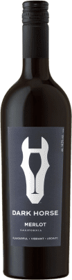 12,95 € Spedizione Gratuita | Vino rosso Dark Horse I.G. Mendoza Mendoza Argentina Merlot Bottiglia 75 cl