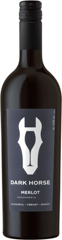 12,95 € Envio grátis | Vinho tinto Dark Horse I.G. Mendoza Mendoza Argentina Merlot Garrafa 75 cl