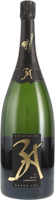 186,95 € Free Shipping | White Sparkling Wine De Sousa Ambonnay Avize Aÿ 3A Grand Cru, Cuvée A.O.C. Champagne Champagne France Nebbiolo, Chardonnay Magnum Bottle 1,5 L