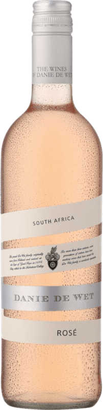 10,95 € 送料無料 | ロゼワイン De Wetshof Danie de Wet Good Hope Rosé I.G. Robertson 南アフリカ Merlot, Cabernet Franc, Pinot Black ボトル 75 cl