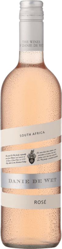 12,95 € Envio grátis | Vinho Rosé De Wetshof Danie de Wet Good Hope Rosé I.G. Robertson África do Sul Merlot, Cabernet Franc, Pinot Noir 75 cl