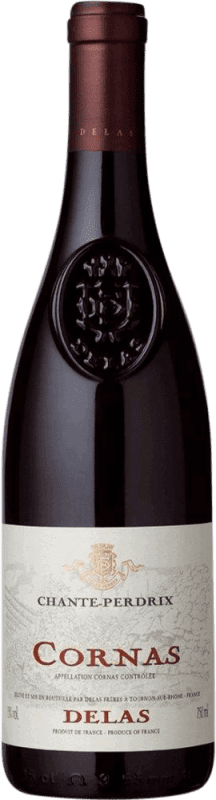 94,95 € Spedizione Gratuita | Vino Rosso Delas Frères Chante Perdrix A.O.C. Cornas Rhône Francia Syrah 75 cl