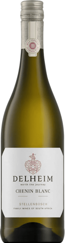 13,95 € 免费送货 | 白酒 Delheim Wild Ferment I.G. Stellenbosch 斯泰伦博斯 南非 Chenin White 瓶子 75 cl