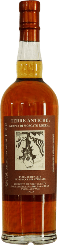29,95 € Envio grátis | Grappa Dellavalle. Terre Antiche Itália Moscato Garrafa 70 cl