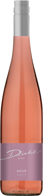 13,95 € Бесплатная доставка | Розовое вино Diehl Cuvée, Rosé — Розе Q.b.A. Pfälz Пфальце Германия Cabernet Sauvignon — Каберне Совиньон, Pinot Noir — Пино Нуар, Saint Laurent Бутылка 75 cl