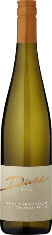 12,95 € Бесплатная доставка | Белое вино Diehl Trocken — Сухое Cuvée Q.b.A. Pfälz Пфальце Германия Pinot Gris — Пино Гри Бутылка 75 cl
