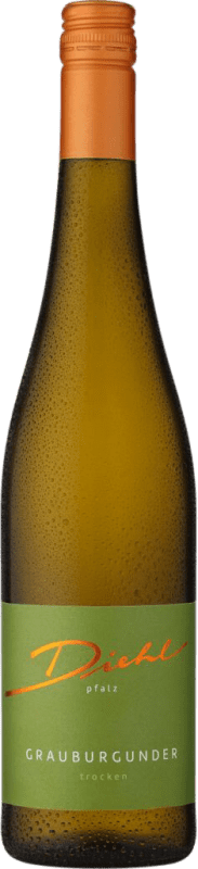 10,95 € 送料無料 | 白ワイン Diehl ドライ Q.b.A. Pfälz Pfälz ドイツ Pinot Grey ボトル 75 cl