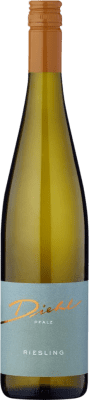 12,95 € Envío gratis | Vino blanco Diehl Semi-Seco Semi-Dulce Q.b.A. Pfälz Pfälz Alemania Riesling Botella 75 cl