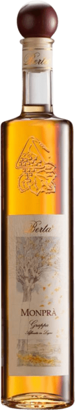 51,95 € Envio grátis | Aguardente Grappa Berta Monprà D.O.C. Piedmont Piemonte Itália Garrafa 70 cl