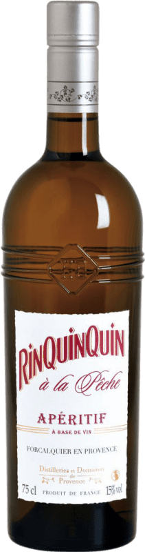 41,95 € Free Shipping | Schnapps Domaines de Provence RinQuinQuin Provence France 75 cl Pêche — Peach