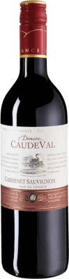 12,95 € Free Shipping | Red wine Domaine Caude Val I.G.P. Vin de Pays d'Oc Bordeaux France Cabernet Sauvignon Bottle 75 cl