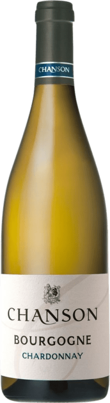 33,95 € Envio grátis | Vinho Branco Domaine Chanson Chanson A.O.C. Bourgogne Borgonha França Chardonnay Garrafa 75 cl