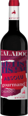 9,95 € Kostenloser Versand | Rotwein Domaine de Galuval A.O.C. Côtes du Rhône Rhône Frankreich Caladoc Flasche 75 cl