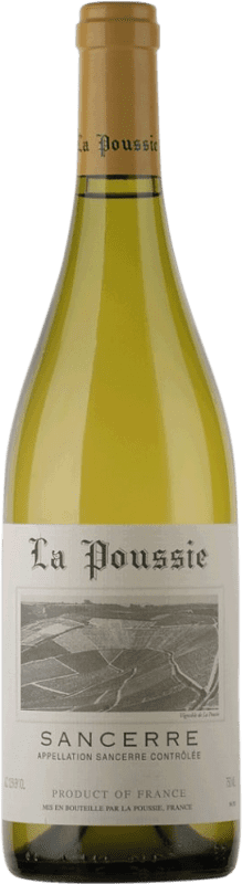 37,95 € Бесплатная доставка | Белое вино Domaine de la Poussie Blanc A.O.C. Sancerre Луара Франция Sauvignon White бутылка 75 cl