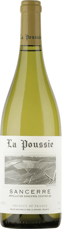 38,95 € Spedizione Gratuita | Vino bianco Domaine de la Poussie Blanc A.O.C. Sancerre Loire Francia Sauvignon Bianca Bottiglia 75 cl