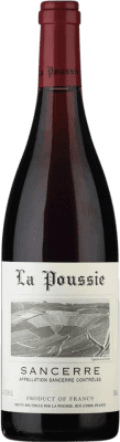 21,95 € Envio grátis | Vinho tinto Domaine de la Poussie Rouge A.O.C. Sancerre Loire França Pinot Preto Meia Garrafa 37 cl