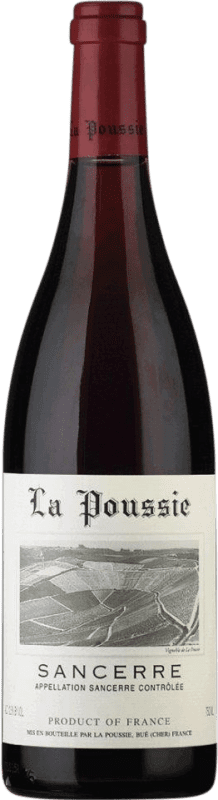 22,95 € Envoi gratuit | Vin Rouge Domaine de la Poussie A.O.C. Sancerre Loire France Pinot Noir Demi-Bouteille 37 cl