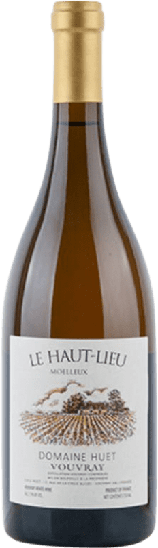 55,95 € Envío gratis | Vino blanco Domaine Huet Le Haut Lieu Moelleux A.O.C. Crémant de Loire Loire Francia Chenin Blanco Botella 75 cl