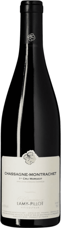 66,95 € Free Shipping | Red wine Lamy Pillot Morgeot Premier Cru A.O.C. Chassagne-Montrachet Burgundy France Pinot Black Bottle 75 cl