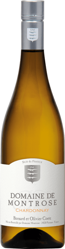9,95 € Free Shipping | White Wine Domaine Montrose France Chardonnay 75 cl
