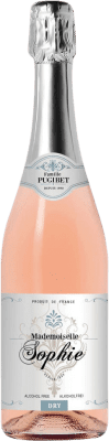 13,95 € Envio grátis | Espumante rosé Domaine Pugibet Mademoiselle Sophie França Grenache Garrafa 75 cl