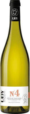 13,95 € 送料無料 | 白ワイン Uby Nº 4 Gros Petit Manseng Sweet 甘い I.G.P. Vin de Pays Côtes de Gascogne フランス Nebbiolo, Gros Manseng ボトル 75 cl