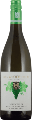 19,95 € 免费送货 | 白起泡酒 Dr. Wehrheim Birkweiler Muschelkalk 干 Q.b.A. Pfälz 普法尔茨 德国 Pinot White 瓶子 75 cl