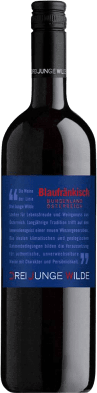 6,95 € Бесплатная доставка | Красное вино Drei Junge Wilde I.G. Burgenland Burgenland Австрия Blaufränkisch бутылка 75 cl