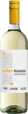 8,95 € 免费送货 | 白酒 Drei Junge Wilde Gelber Muskateller I.G. Burgenland Burgenland 奥地利 Muscat 瓶子 75 cl