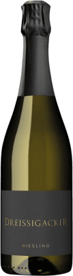 29,95 € 免费送货 | 白起泡酒 Dreissigacker 香槟 Q.b.A. Rheinhessen Rheinhessen 德国 Riesling 瓶子 75 cl