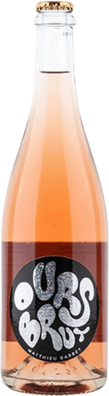 25,95 € Free Shipping | Rosé Sparkling Wine Domaine du Coulet Ours Brut Nature Rosé A.O.C. Côtes du Rhône Rhône France Garnacha — Grenache, Gamay 75 cl
