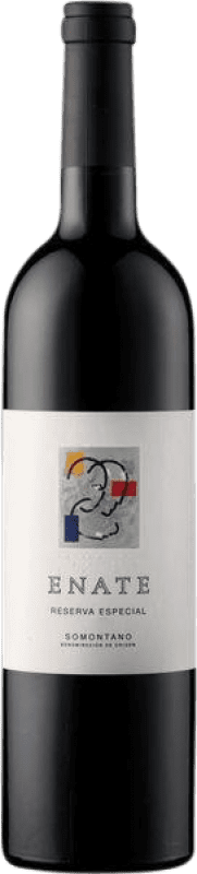 101,95 € Free Shipping | Red wine Enate Rafael Canogar Especial Reserve D.O. Somontano Aragon Spain Merlot, Cabernet Sauvignon Bottle 75 cl