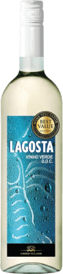 8,95 € Envoi gratuit | Vin blanc Enoport Lagosta I.G. Vinho Verde Vinho Verde Portugal Loureiro, Treixadura, Arinto, Azal Bouteille 75 cl