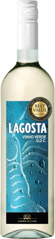 8,95 € Envio grátis | Vinho branco Enoport Lagosta I.G. Vinho Verde Vinho Verde Portugal Loureiro, Treixadura, Arinto, Azal Garrafa 75 cl